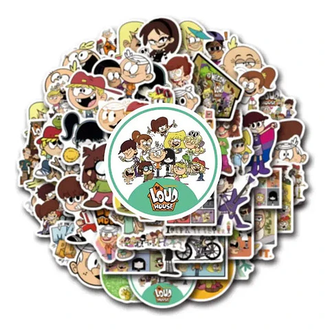 The Loud House - Set 50 Stickers / Calcomanías Autoadhesivas