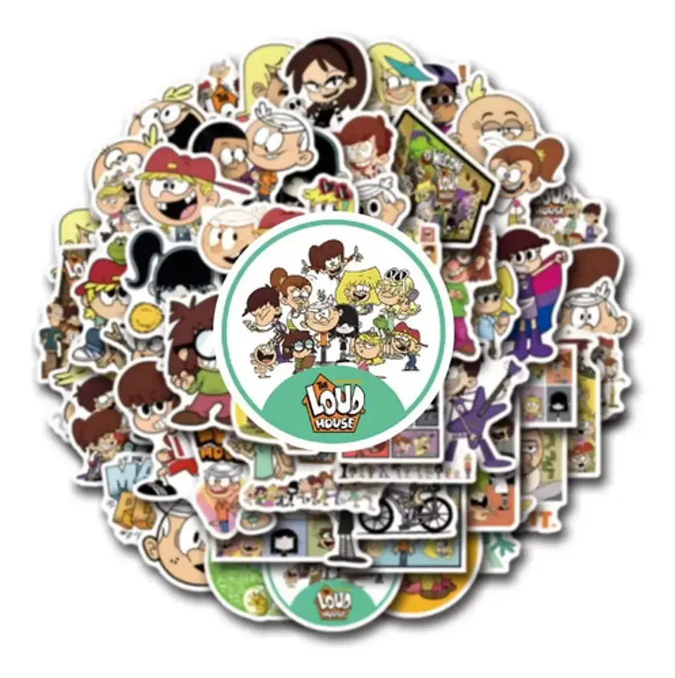 The Loud House - Set 50 Stickers / Calcomanías Autoadhesivas 1