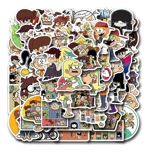 The Loud House - Set 50 Stickers / Calcomanías Autoadhesivas