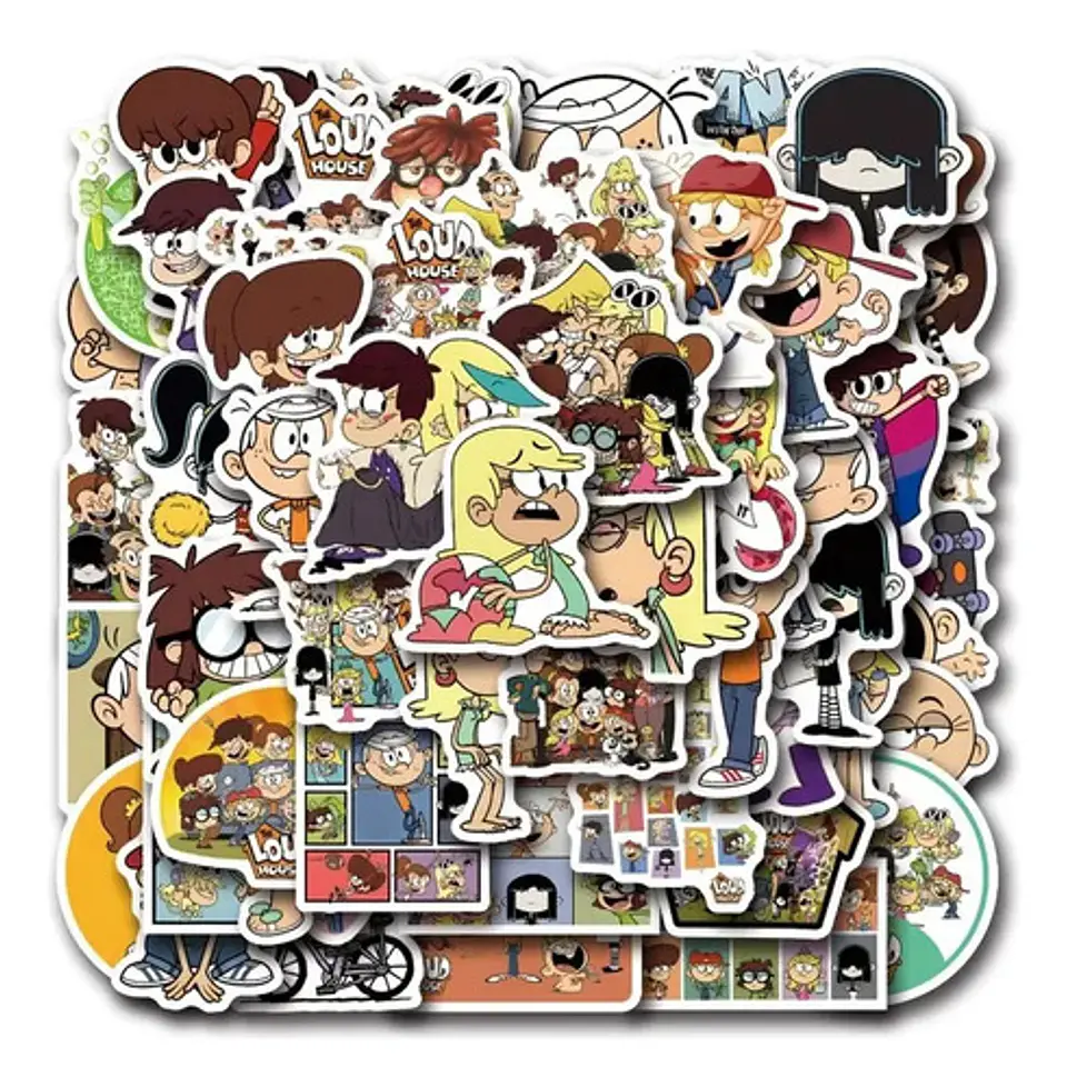 The Loud House - Set 50 Stickers / Calcomanías Autoadhesivas 2