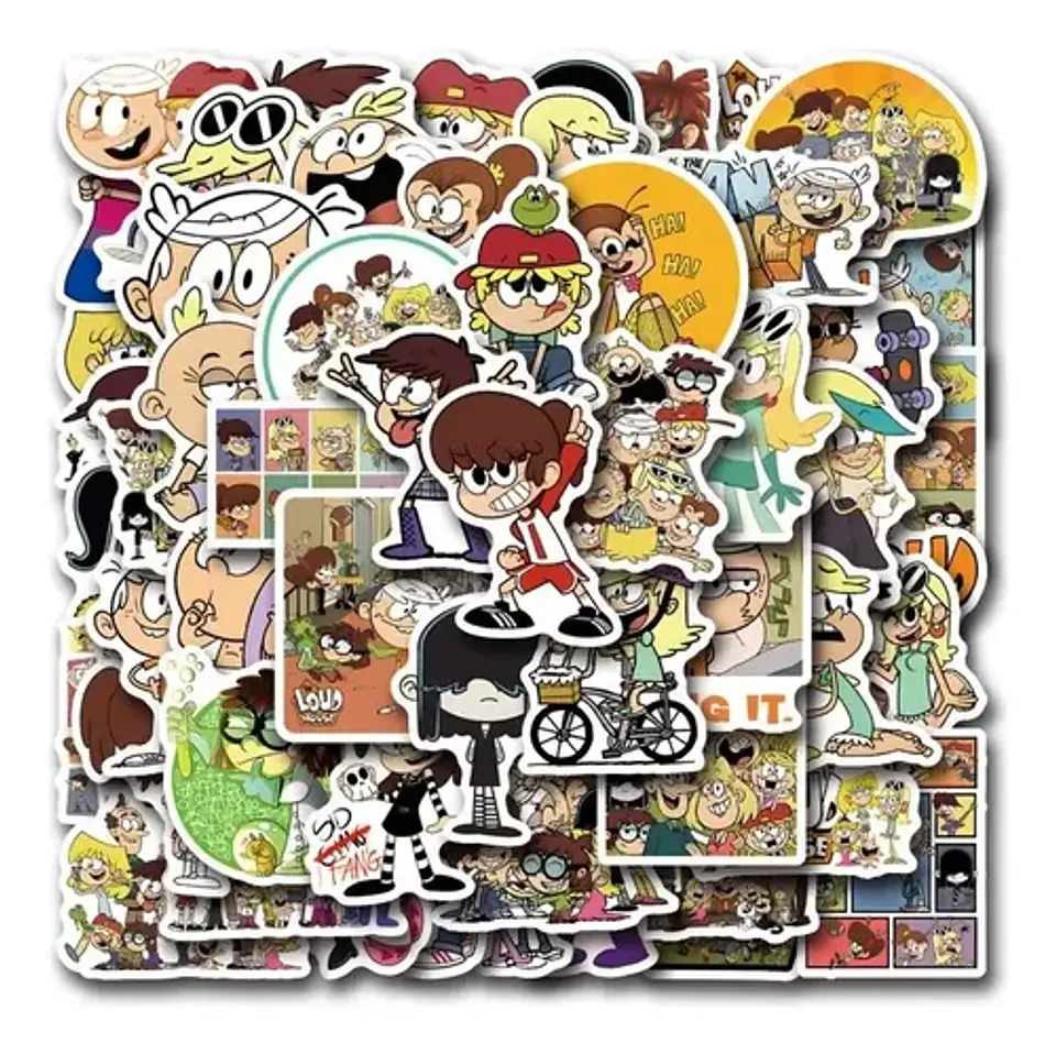 The Loud House - Set 50 Stickers / Calcomanías Autoadhesivas 3