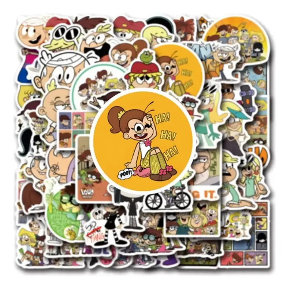 The Loud House - Set 50 Stickers / Calcomanías Autoadhesivas 4