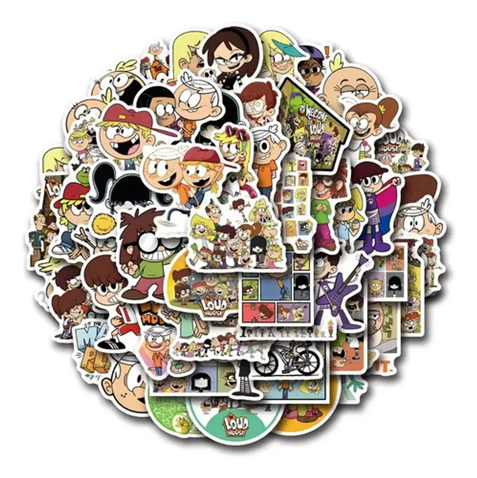 The Loud House - Set 50 Stickers / Calcomanías Autoadhesivas 5