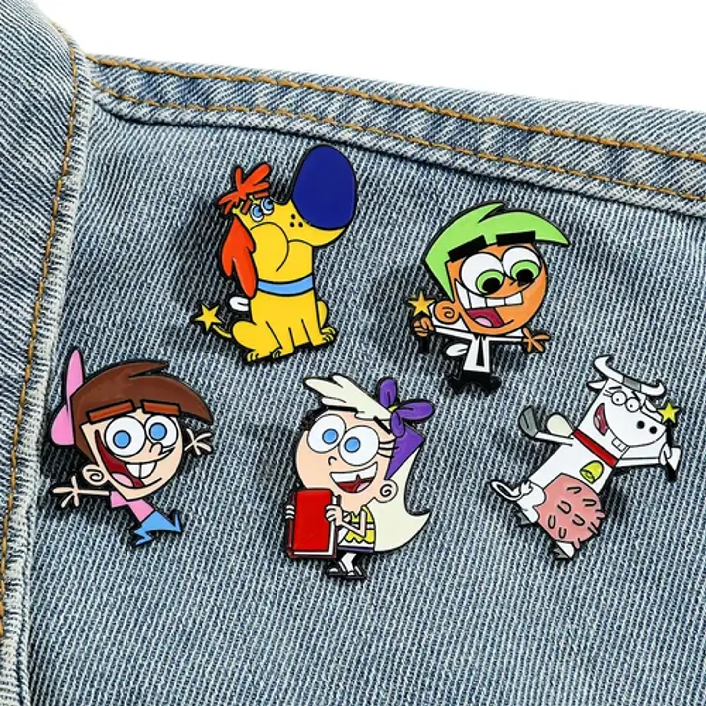 Pins Padrinos Mágicos / Padrinos Mágicos / Broches Metálicos 12