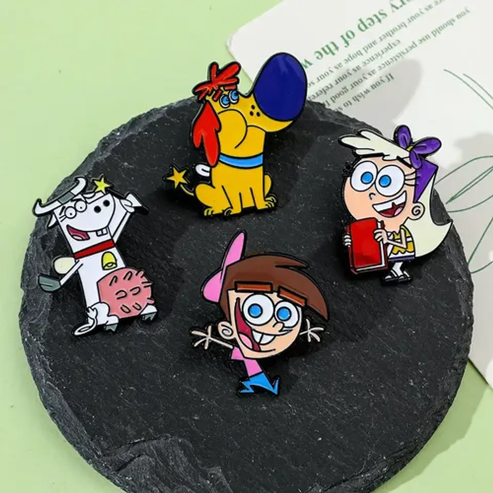 Pins Padrinos Mágicos / Padrinos Mágicos / Broches Metálicos 13