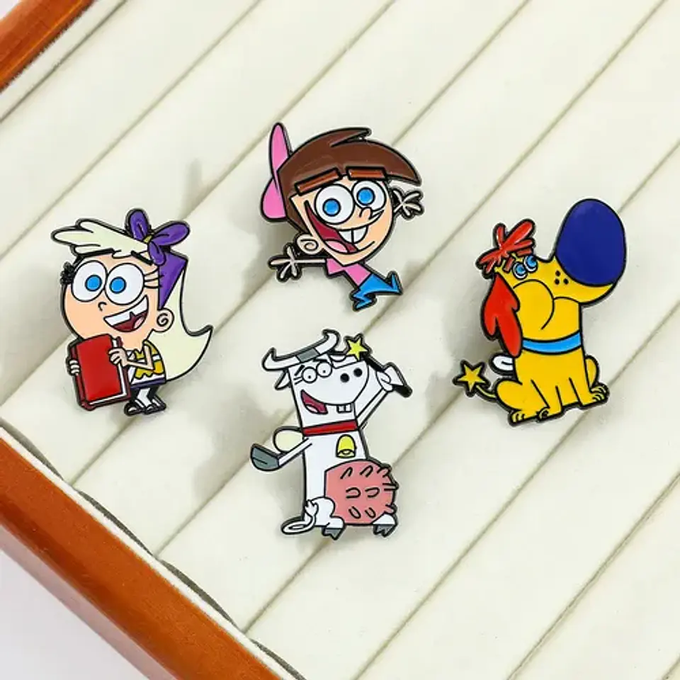Pins Padrinos Mágicos / Padrinos Mágicos / Broches Metálicos 14