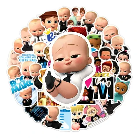 Un Jefe En Pañales - Set 50 Stickers / Calcomanías Adhesivas