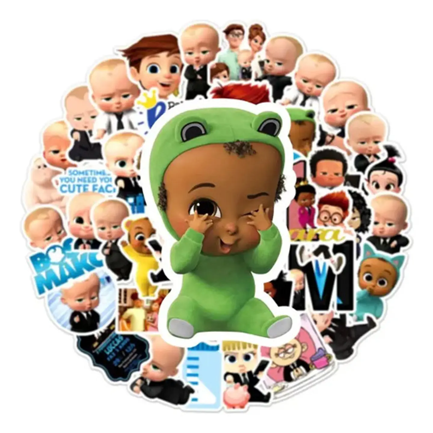 Un Jefe En Pañales - Set 50 Stickers / Calcomanías Adhesivas 2