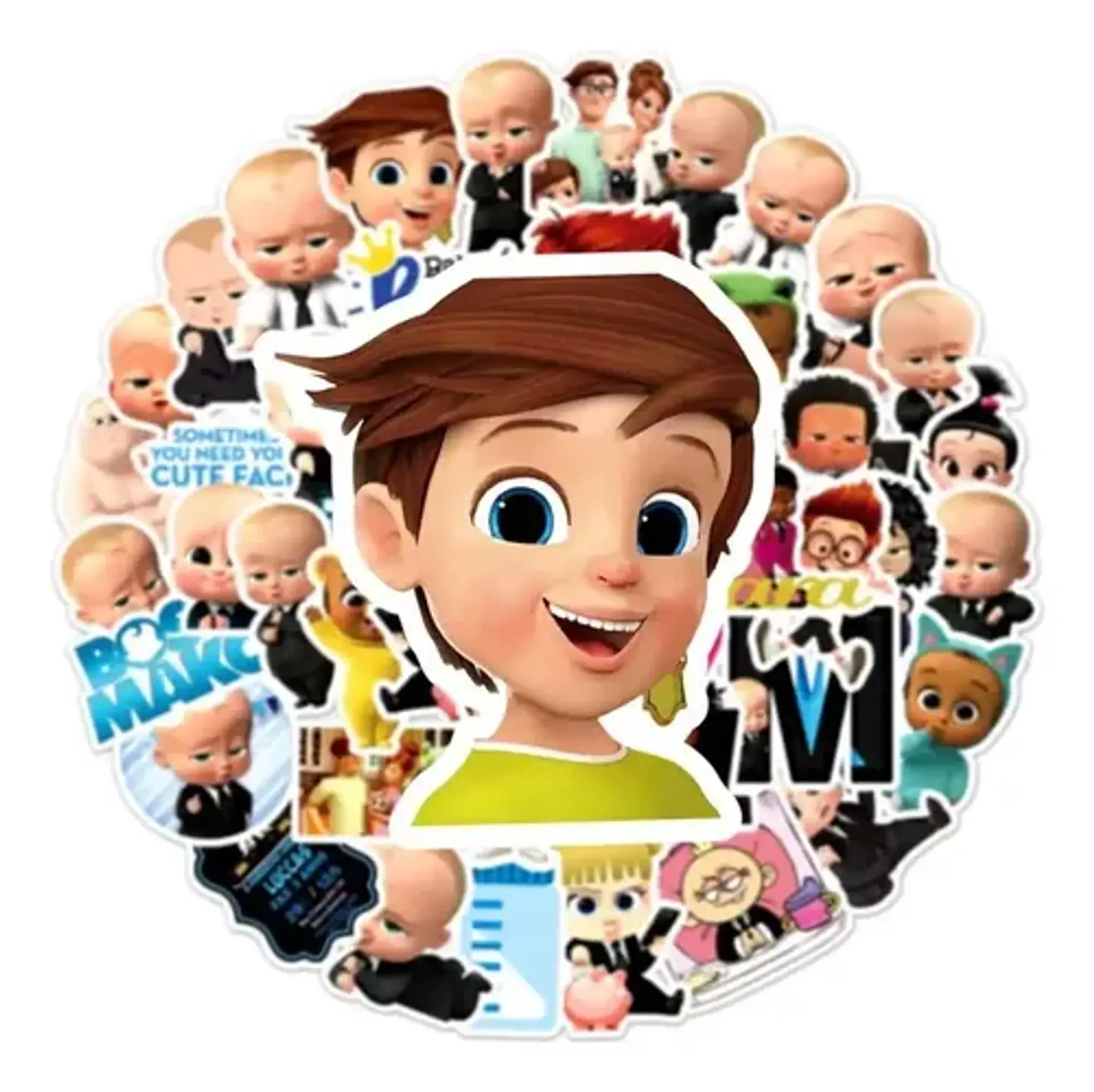 Un Jefe En Pañales - Set 50 Stickers / Calcomanías Adhesivas 4
