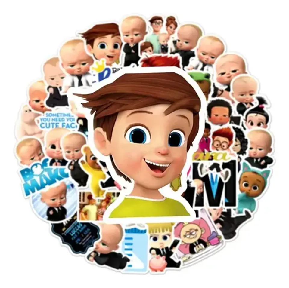 Un Jefe En Pañales - Set 50 Stickers / Calcomanías Adhesivas 4