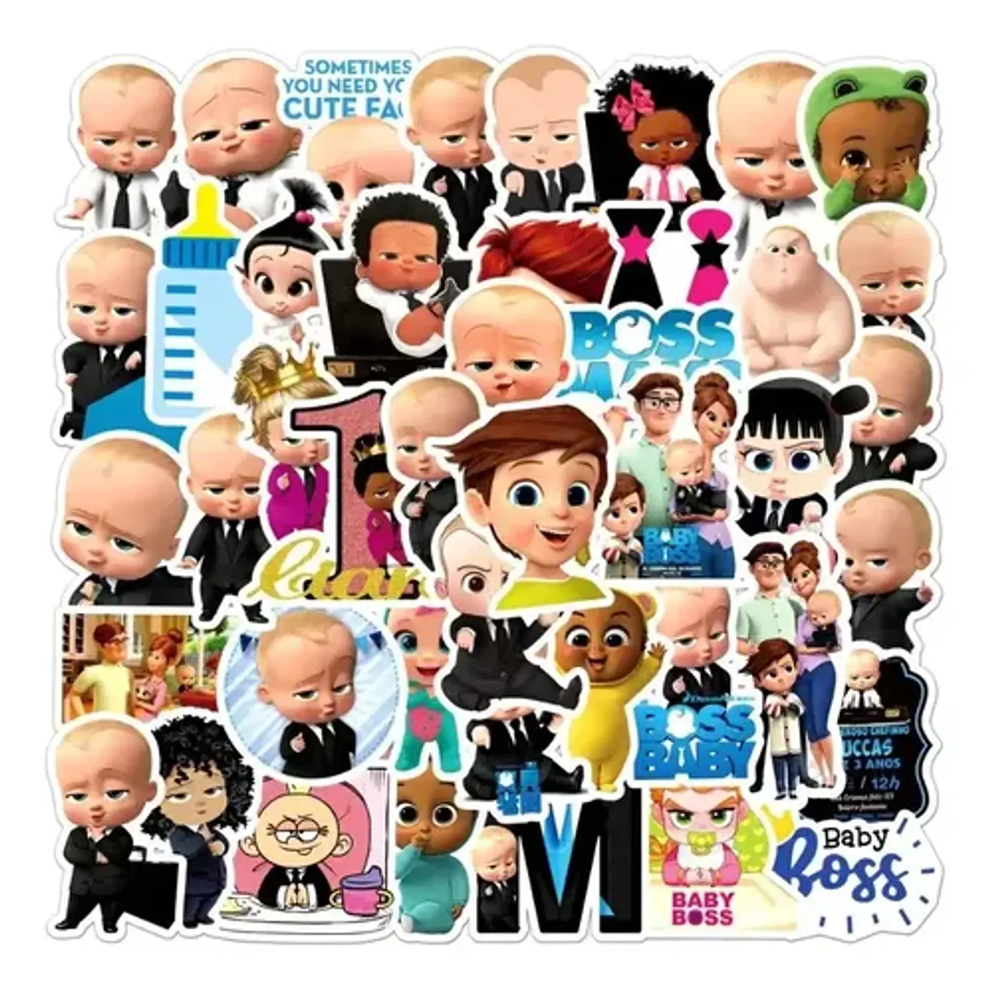 Un Jefe En Pañales - Set 50 Stickers / Calcomanías Adhesivas 5