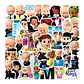 Un Jefe En Pañales - Set 50 Stickers / Calcomanías Adhesivas - Miniatura 5