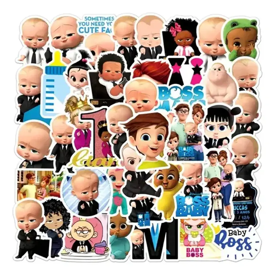 Un Jefe En Pañales - Set 50 Stickers / Calcomanías Adhesivas 5