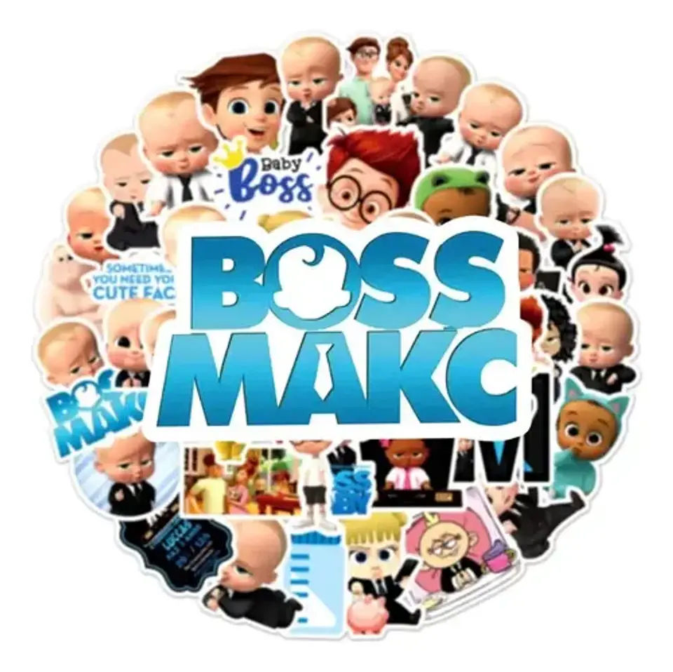 Un Jefe En Pañales - Set 50 Stickers / Calcomanías Adhesivas 8