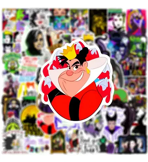 Villanos Disney - Set 50 Stickers / Calcomanía Autoadhesiva