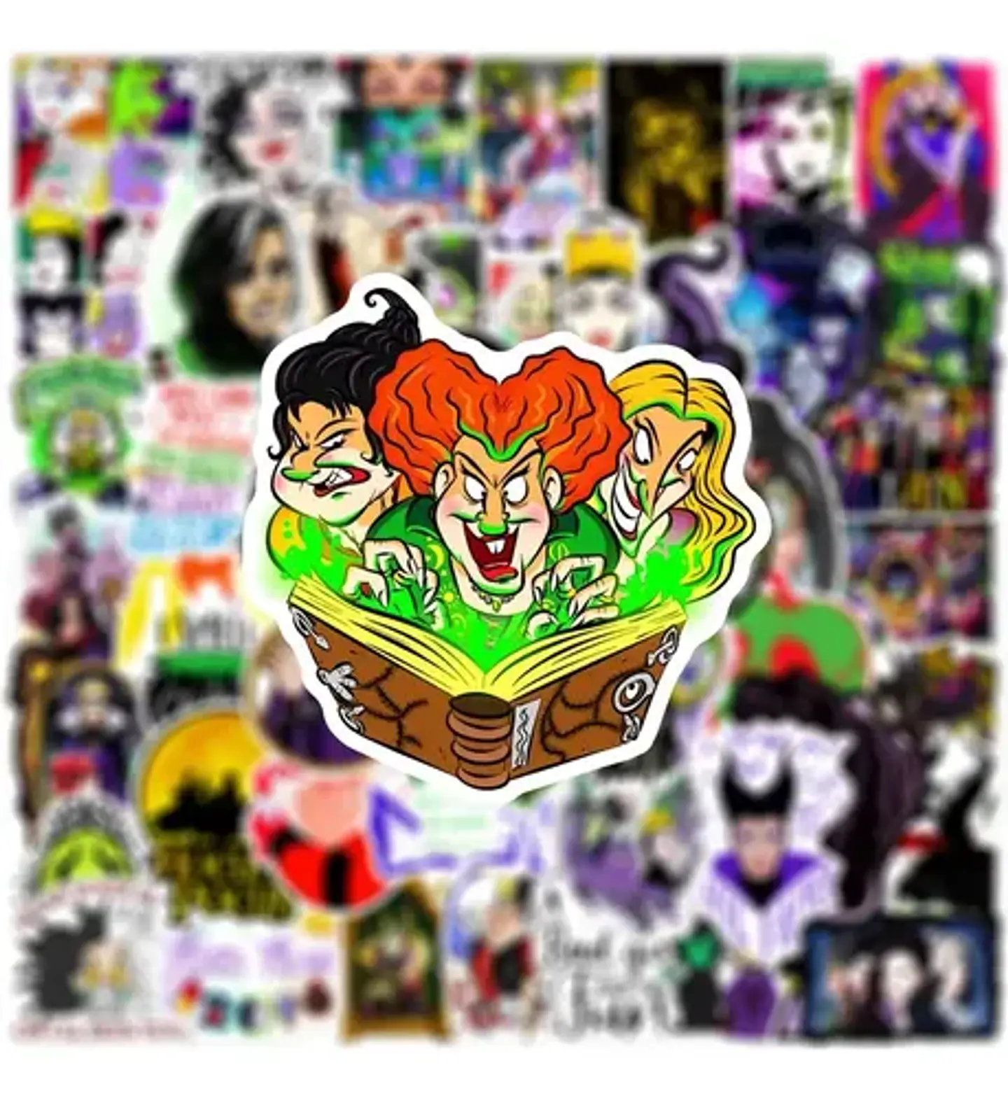 Villanos Disney - Set 50 Stickers / Calcomanía Autoadhesiva 5