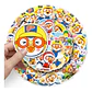 Pororo El Pequeño Pingüino - Set 50 Stickers / Calcomanías - Miniatura 2
