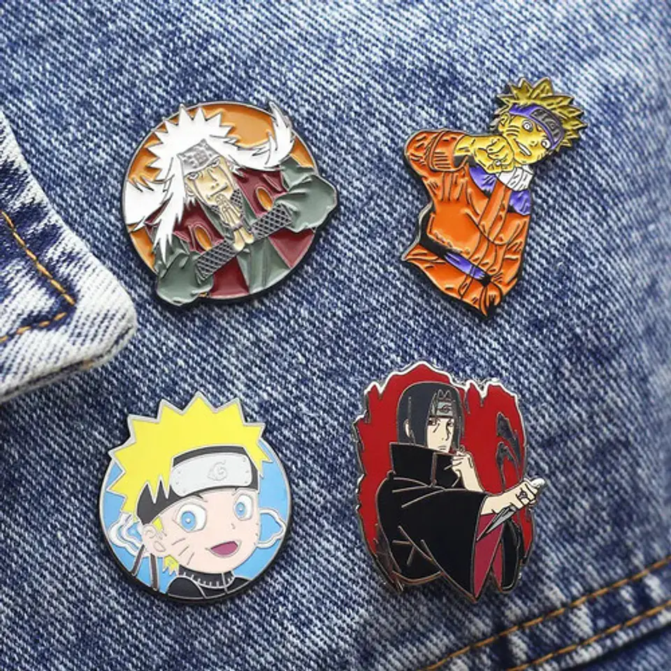 Pins De Itachi Uchiha / Jujutsu Kaisen / Broches Metálicos 4