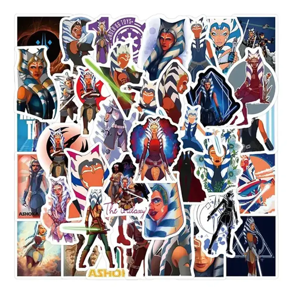 Ahsoka - Set 50 Stickers / Calcomanías Adhesivas 2