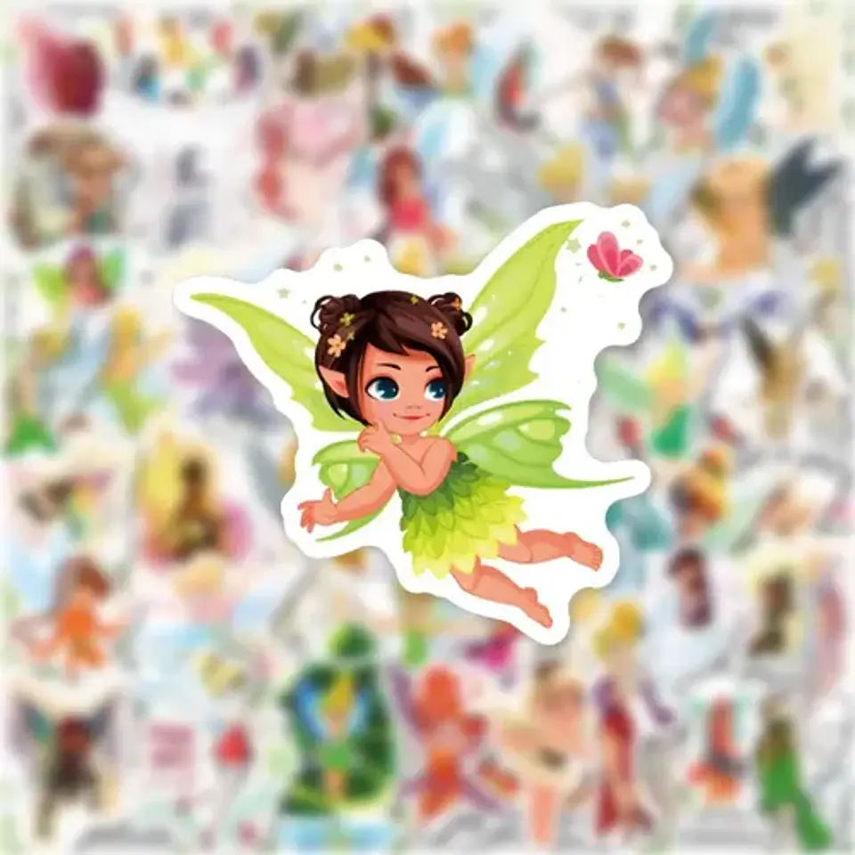 Tinker Bell - Set 50 Stickers / Calcomanías Autoadhesivas 3