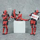 Set 3 Figuritas Deadpool / Figuras De Acción / Marvel X3 - Miniatura 2