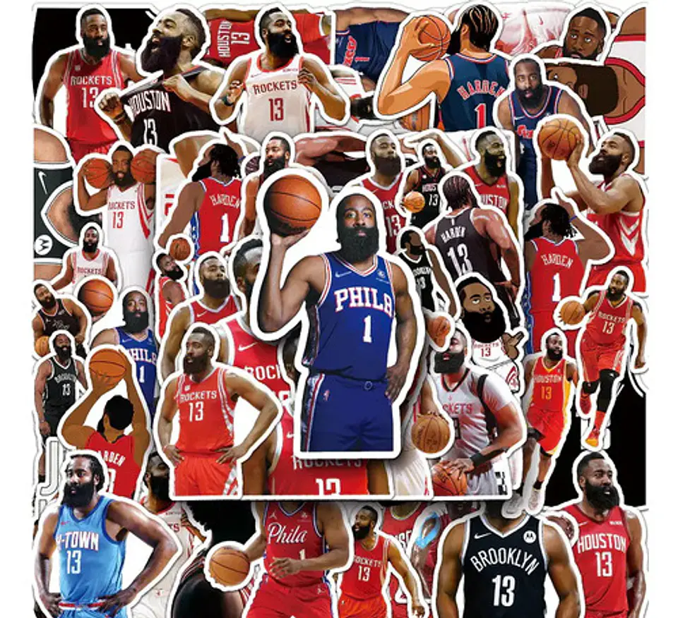 James Harden - Set 50 Stickers / Calcomanías Autoadhesivas 4