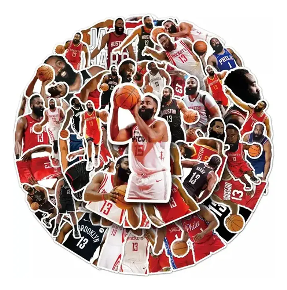 James Harden - Set 50 Stickers / Calcomanías Autoadhesivas 5