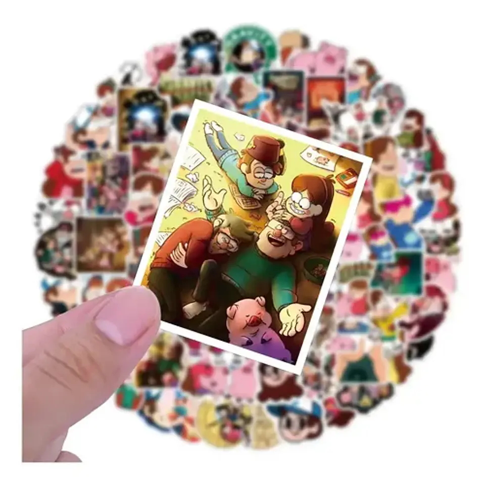 Set 100 Stickers De Gravity Falls - Pegatinas / Calcomanías 3