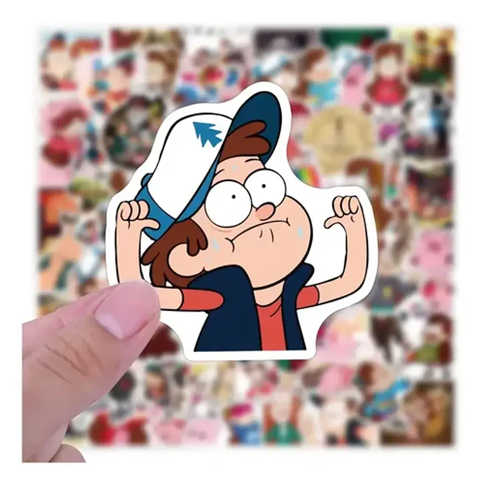 Set 100 Stickers De Gravity Falls - Pegatinas / Calcomanías 4