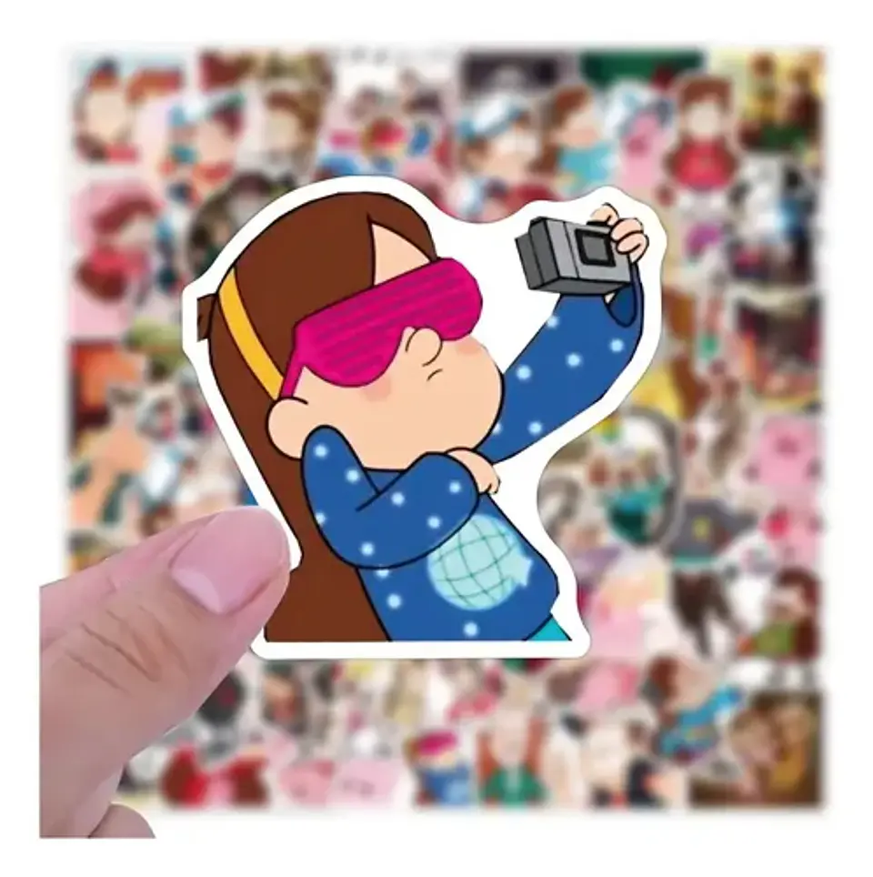 Set 100 Stickers De Gravity Falls - Pegatinas / Calcomanías 5