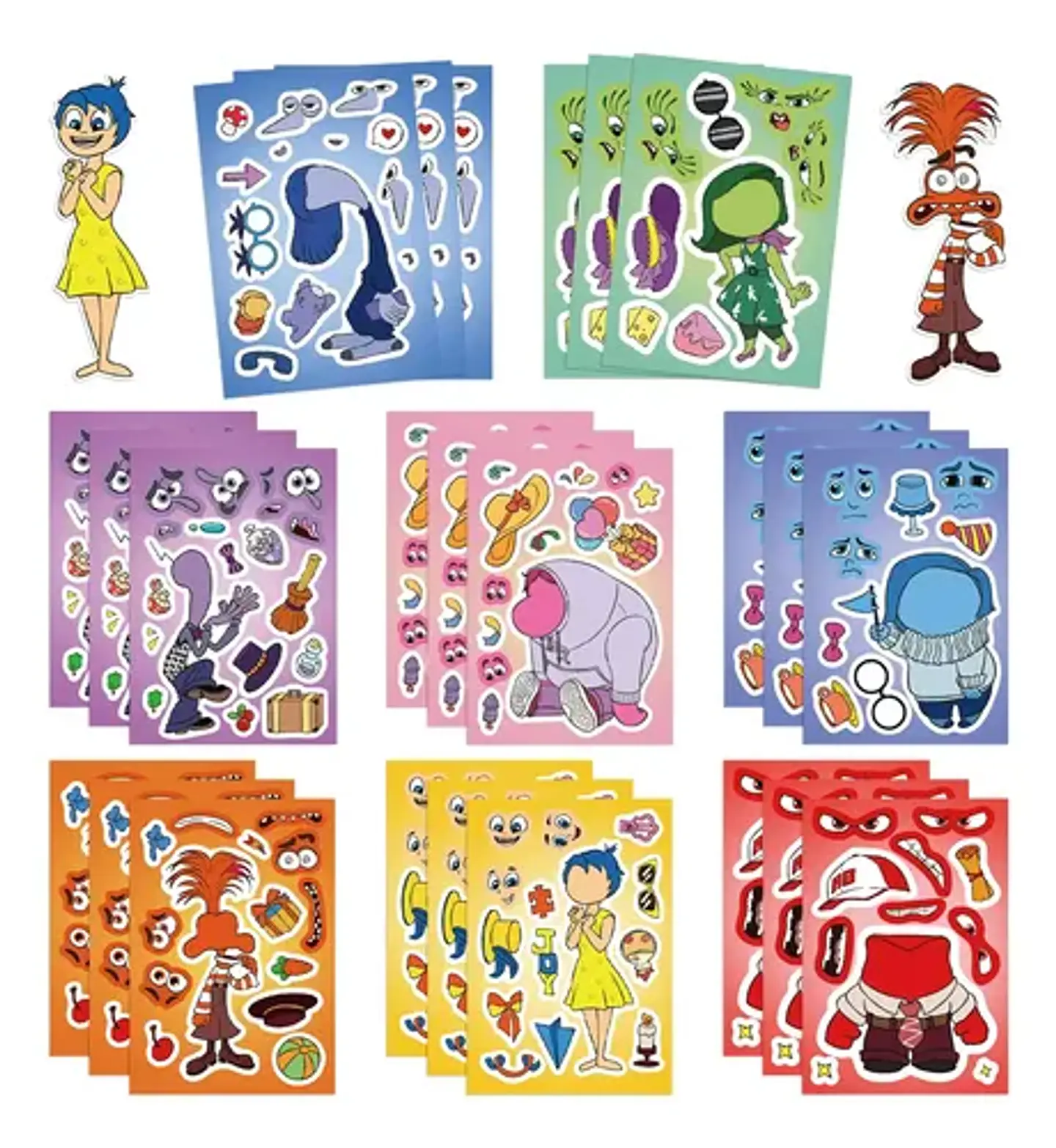 Pack X16 Láminas Stickers Intensamente Pegatinas Adhesivas 1