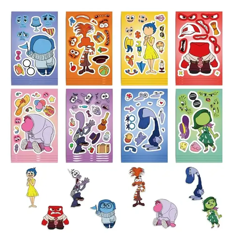 Pack X16 Láminas Stickers Intensamente Pegatinas Adhesivas 4