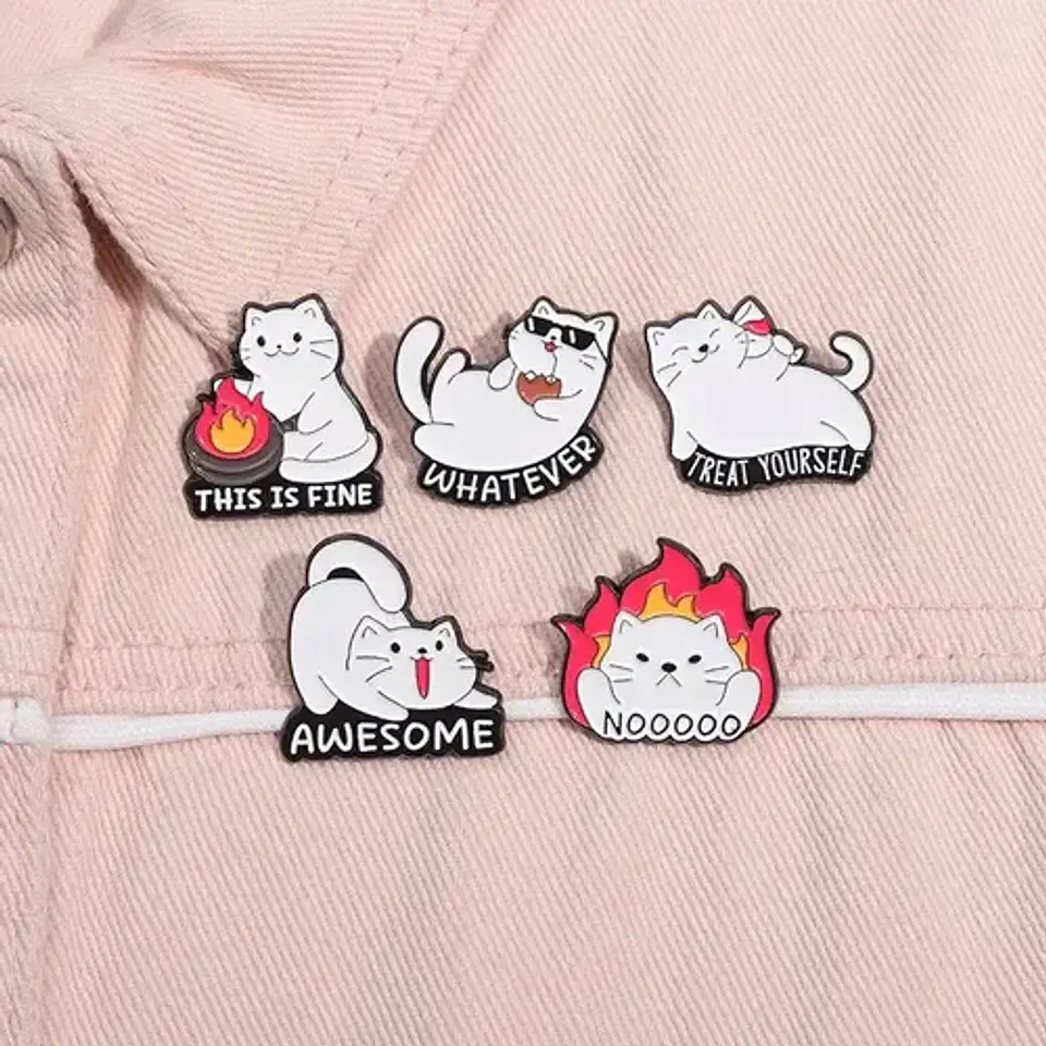 Pins De Gatitos Kawaii / Gatos / Broches Metalicos (pines) 9