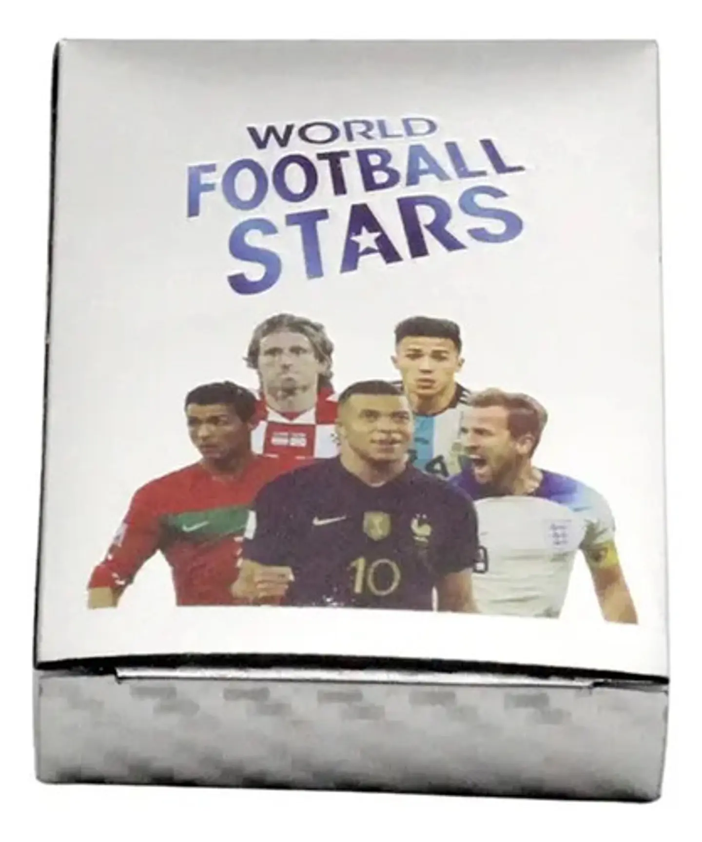 55 Cartas De Futbol De Super Estrellas Diseño Plateado 3