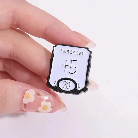 Pins De Sarcasmo / I Love Sarcasmo / Broches Metálicos