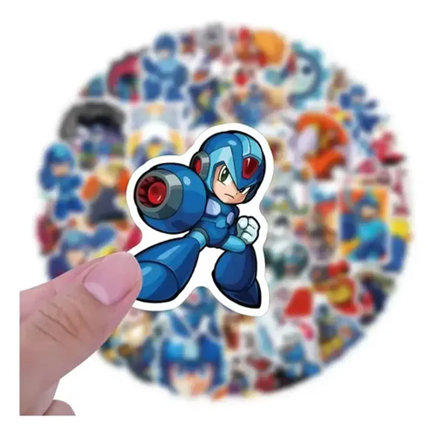 Mega Man - Set De 50 Stickers / Calcomanías - Pegatinas 3