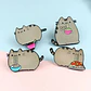 Pins De Gato Comiendo / I Love Cats / Broches Metálicos - Miniatura 2