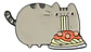 Pins De Gato Comiendo / I Love Cats / Broches Metálicos - Miniatura 4