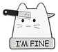 Pins De Gato Comiendo / I Love Cats / Broches Metálicos - Miniatura 16