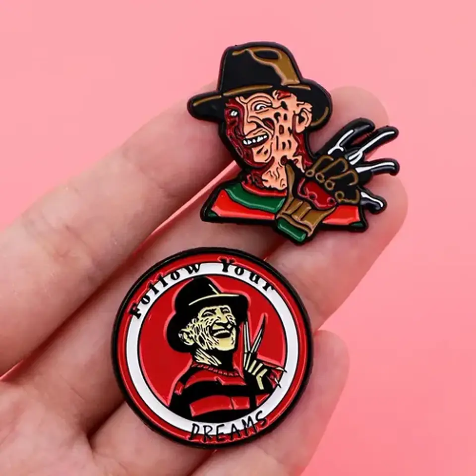 Pins De Freddy Krueger / Freddy Krueger / Broches Metalicos 7