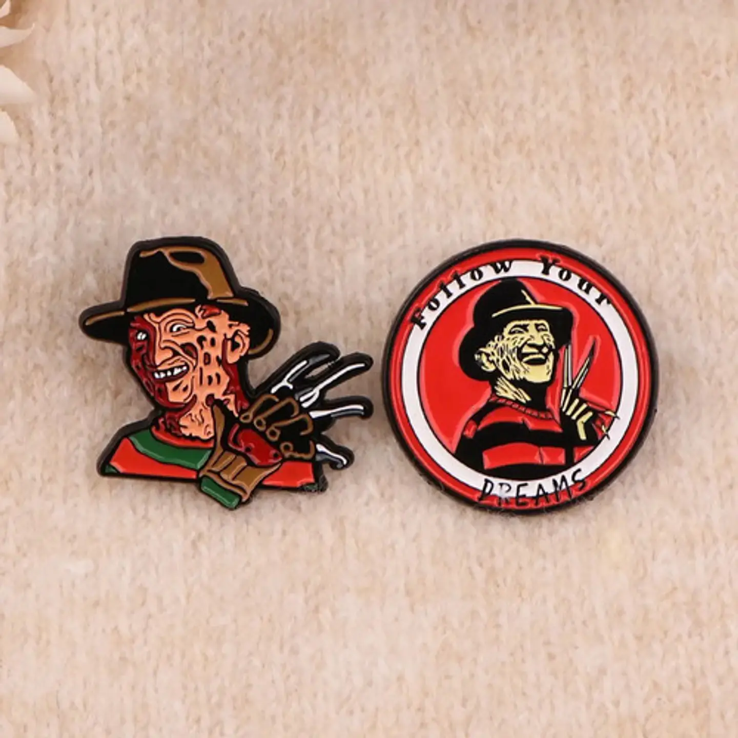 Pins De Freddy Krueger / Freddy Krueger / Broches Metalicos 8
