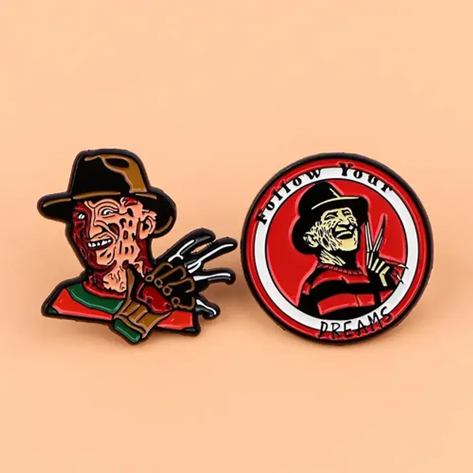 Pins De Freddy Krueger / Freddy Krueger / Broches Metalicos 9