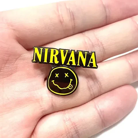 Pins De Nirvana / Musica / Broches Metalicos (pines)