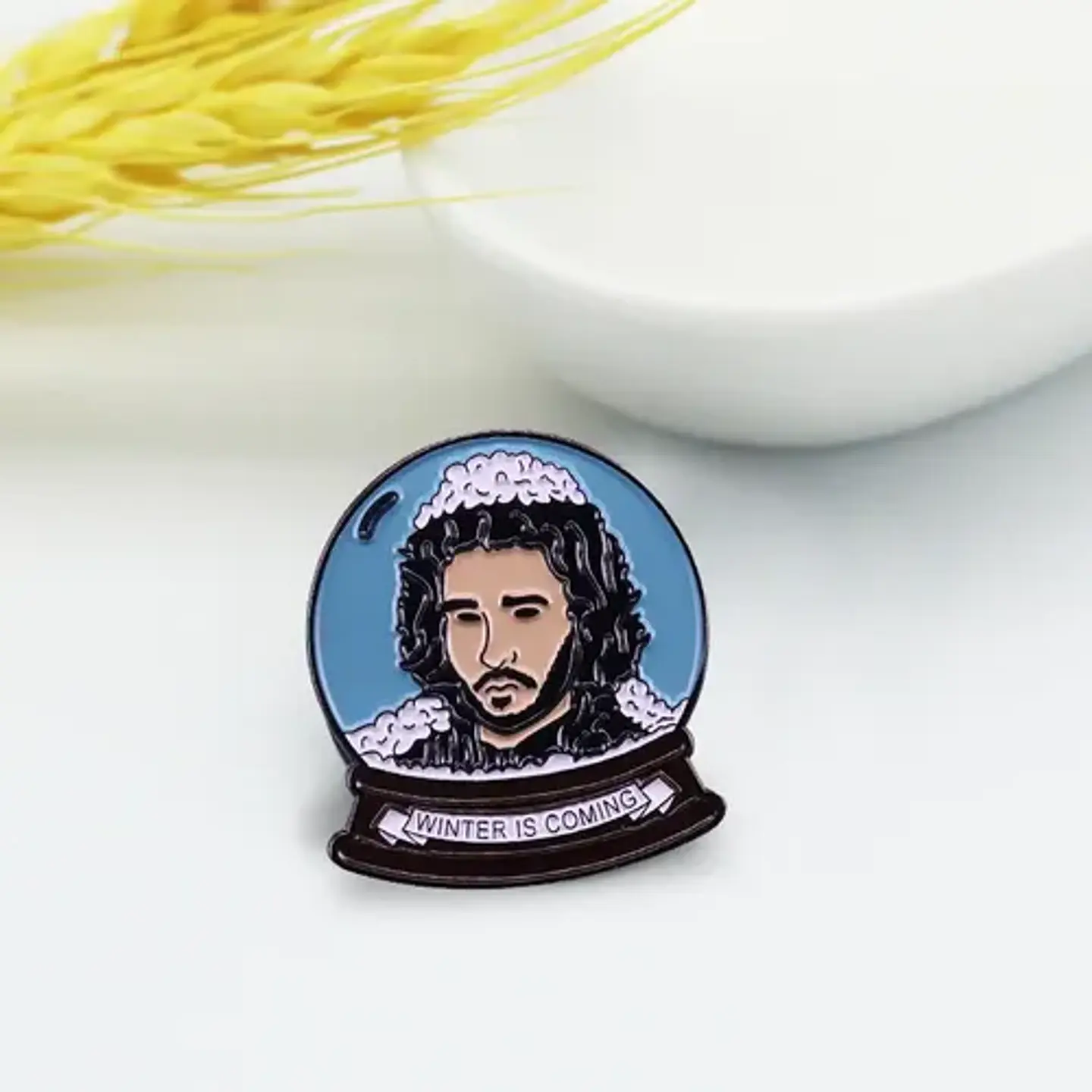 Pins De Jon Snow / Juego De Tronos / Broches Metálicos 3