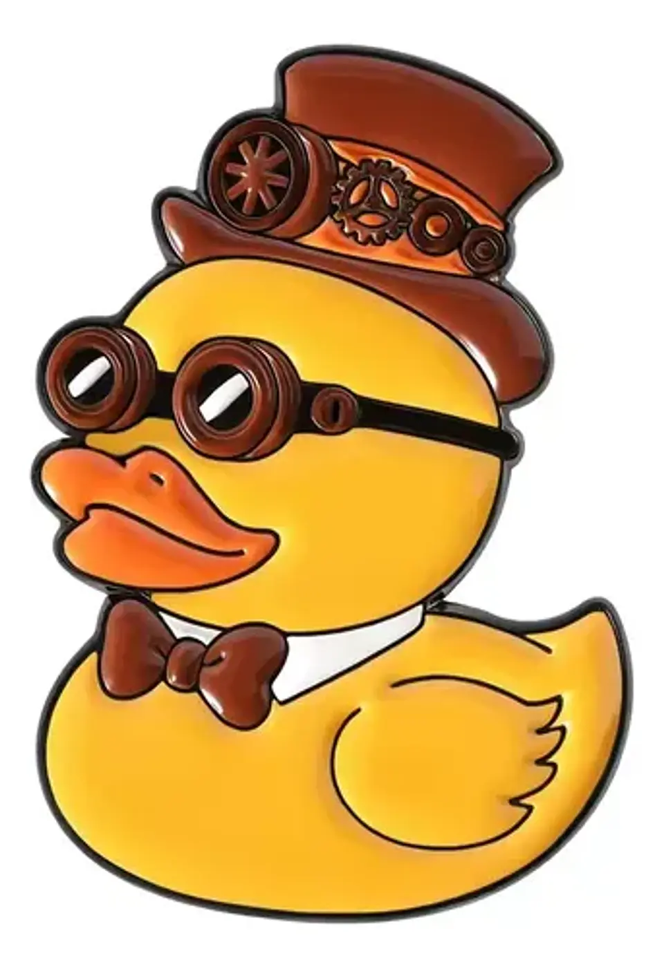 Pins De Pato Vaquero / Pato Kawaii / Broches Metálicos 22