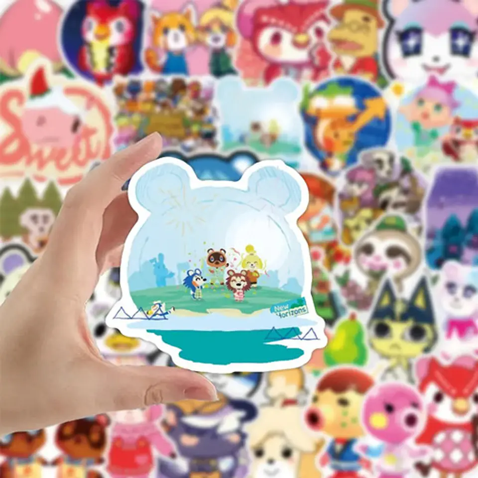 Set 100 Stickers De Animal Crossing - Pegatina / Calcomanías 2