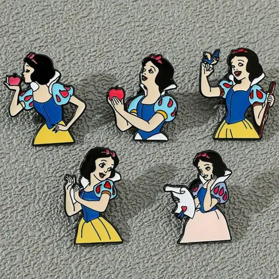 Pins De Blanca Nieves / Blanca Nieves / Broches Metalicos 7