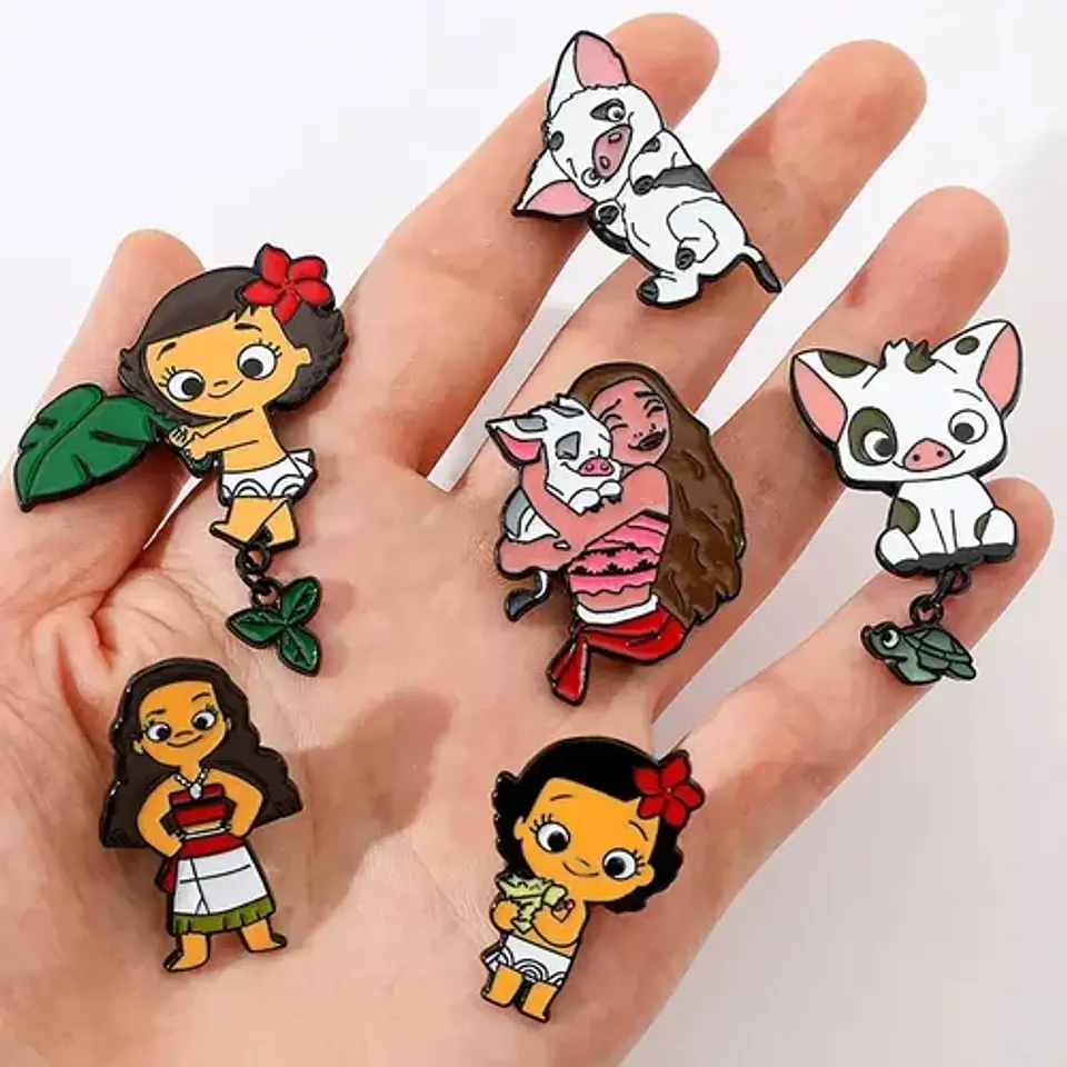 Pins De Moana / Moana / Broches Metalicos (pines) 14