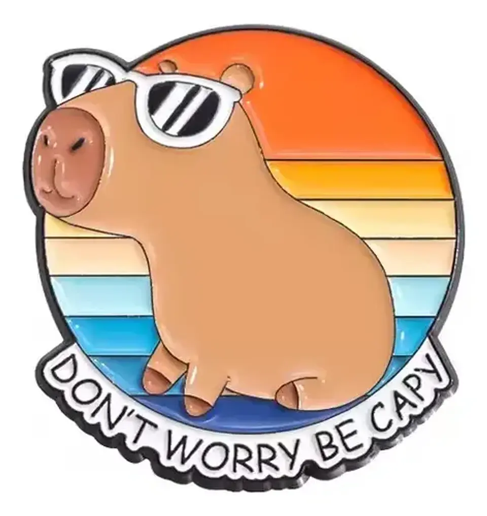 Pins De Carpinchos / Capibaras / (pines) Broches Metálicos 1