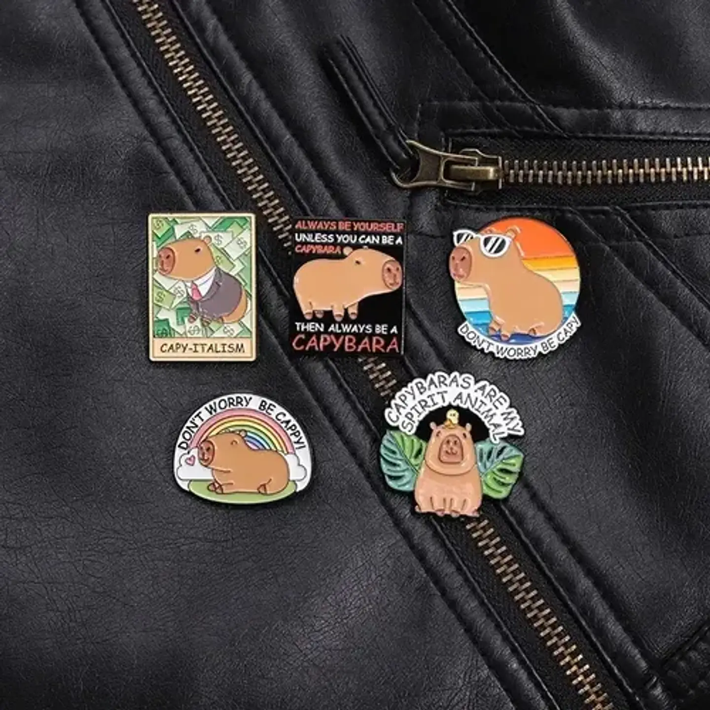 Pins De Carpinchos / Capibaras / (pines) Broches Metálicos 6
